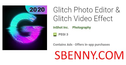 Glitch Photo Editor und Glitch Video Effekt