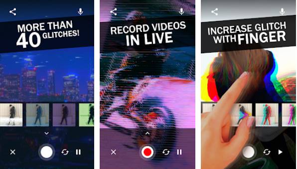 Gameplay screenshot from glitch video effects glitchee for Android