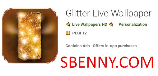 glitter live wallpaper