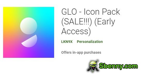 accesso anticipato alla vendita del pacchetto di icone glo