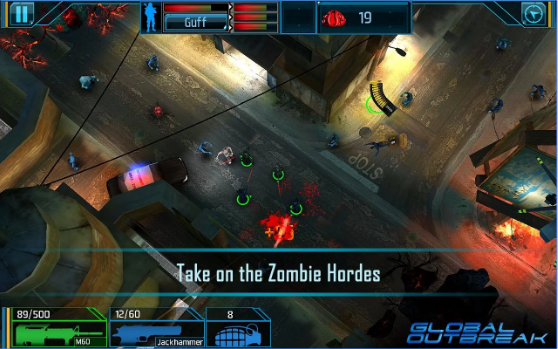 Gameplay screenshot from global outbreak for Android