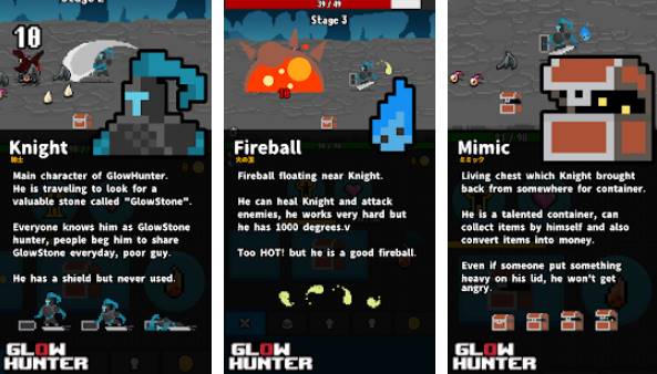 Gameplay screenshot from glowhunter for Android