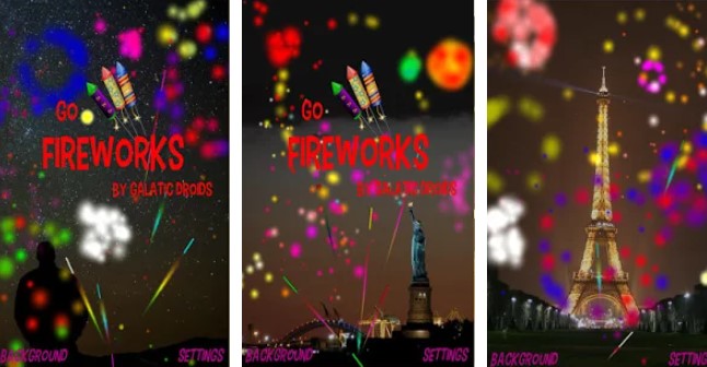 Gameplay screenshot from go fireworks pro for Android