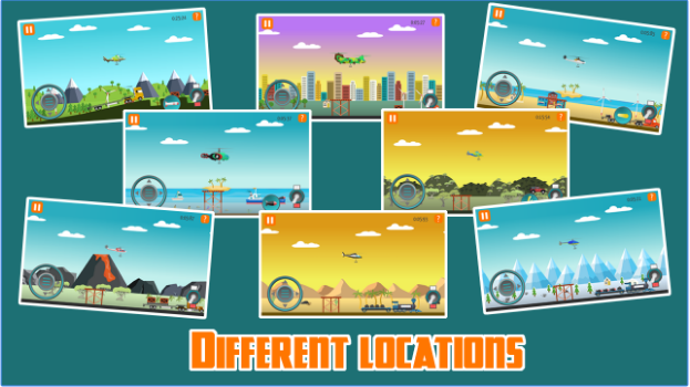 Gameplay screenshot from go helicopter helicopters for Android