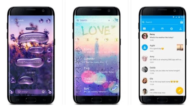go sms pro messenger themes free emoji MOD APK Android