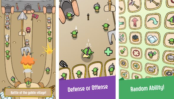Gameplay screenshot from goblin archer defence for Android