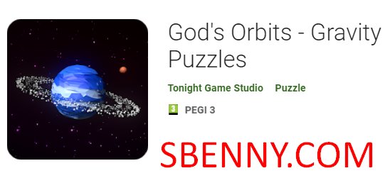 jeu de puzzle dieu orbites gravité
