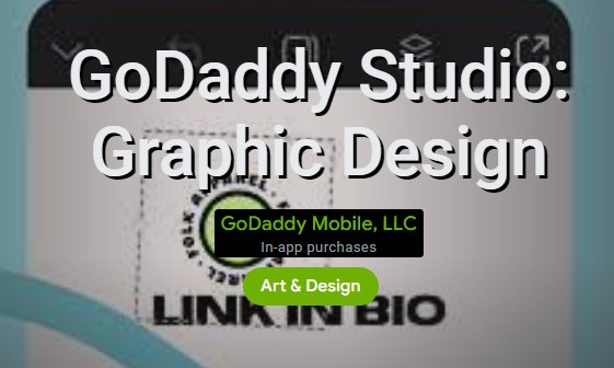 design gráfico do estúdio godaddy