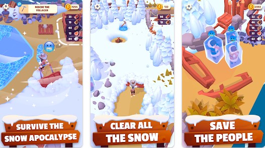 Gameplay screenshot from gold rush frozen adventures for Android