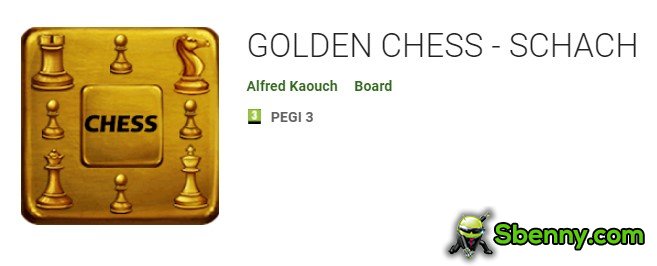 schach de ajedrez dorado
