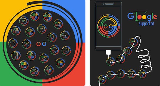 Gameplay screenshot from goody icon pack for Android