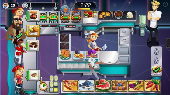 Gameplay screenshot from gordon ramsay dash for Android