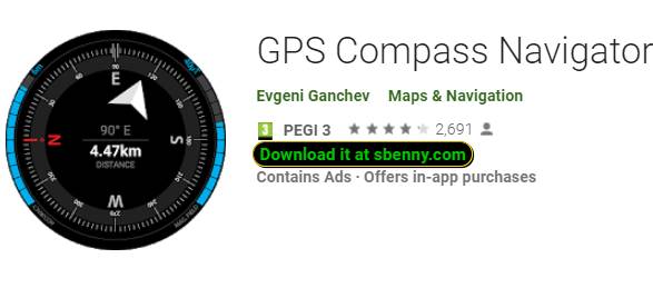 gps compass navigator