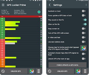 Gameplay screenshot from gps locker for Android