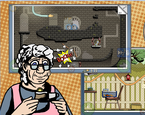 Gameplay screenshot from grab the bottle for Android