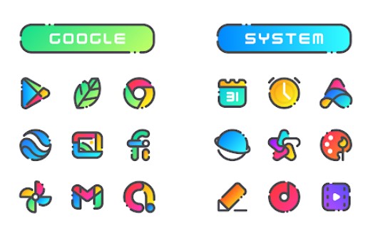 Paquete de iconos Gradion a la venta MOD APK Android