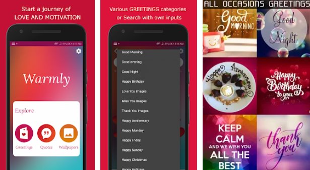Gameplay screenshot from greeting photo editor photo frame and wishes app for Android