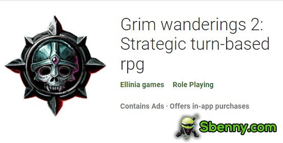grim Wanderings 2 stratégiai körök alapú rpg