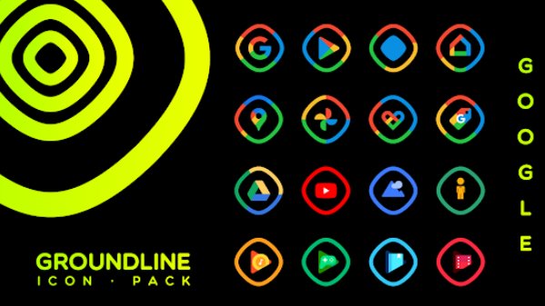 Gameplay screenshot from groundline icon pack for Android