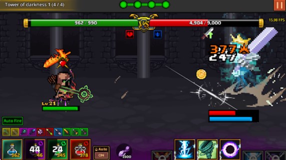 Gameplay screenshot from grow archermaster idle arrow for Android