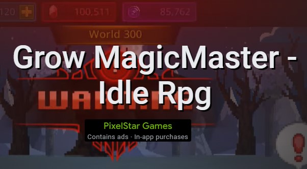 développer le RPG inactif de Magicmaster