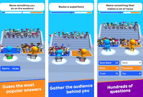 Gameplay screenshot from guess their answer for Android