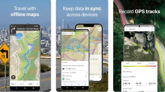 Guru Maps Pro und GPS-Tracker MOD APK Android