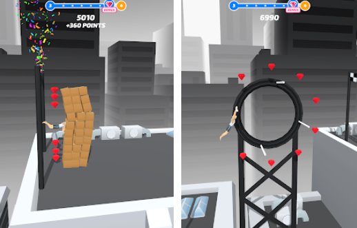 Gameplay screenshot from gym flip for Android