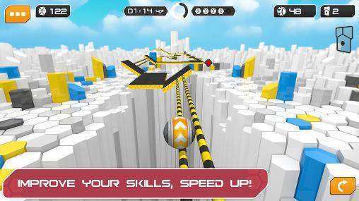 Gameplay screenshot from gyrosphere trials for Android
