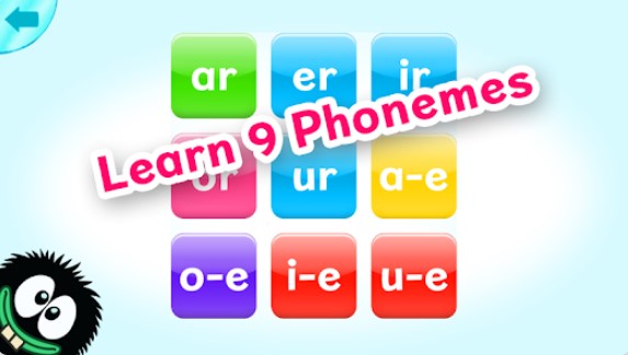 Gameplay screenshot from hairy phonics 3 for Android