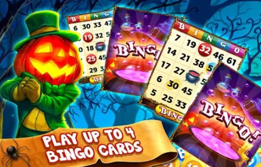 Gameplay screenshot from halloween bingo free bingo games for Android