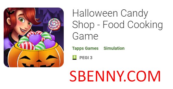 juego de cocina de comida de la tienda de dulces de Halloween