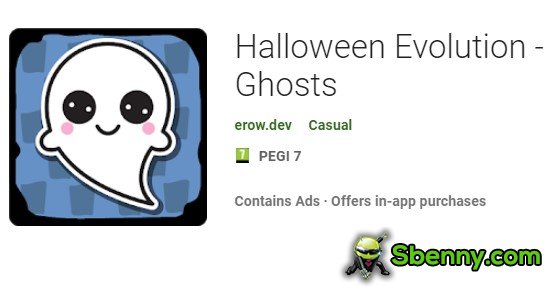 ghosts tal-evoluzzjoni ta 'Halloween
