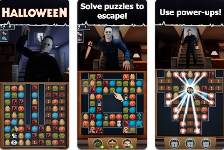 Gameplay screenshot from halloween match made in terror for Android