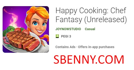 happy cooking chef fantasy