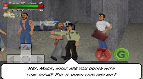 Gameplay screenshot from hard time prison sim for Android