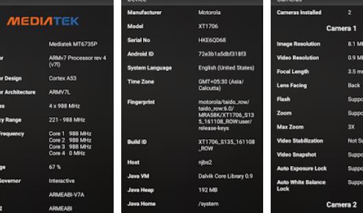 Gameplay screenshot from hardware info for Android