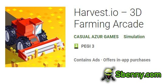 récolte io 3d agriculture arcade