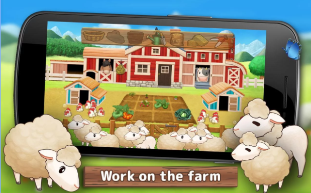 Gameplay screenshot from harvest moon lil farmers for Android