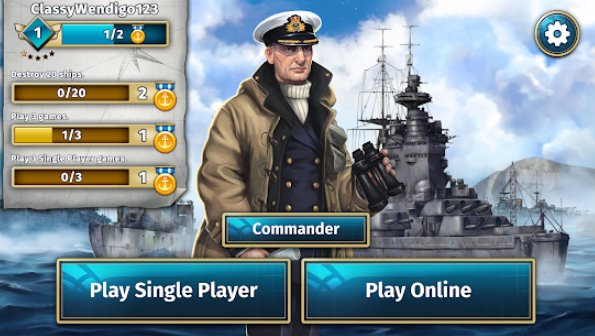 Gameplay screenshot from hasbro s battleship for Android