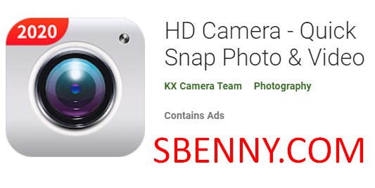 hd camera quick snap photo and video