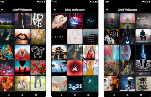 Gameplay screenshot from hd wallpapers backgrounds for Android