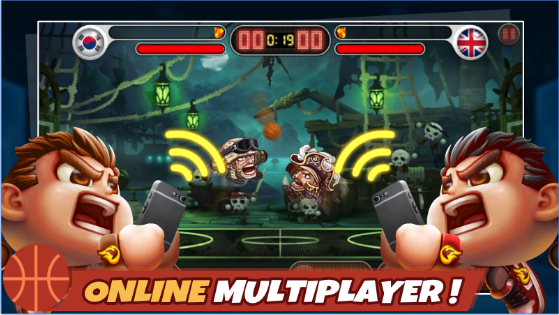 Gameplay screenshot from head basketball for Android