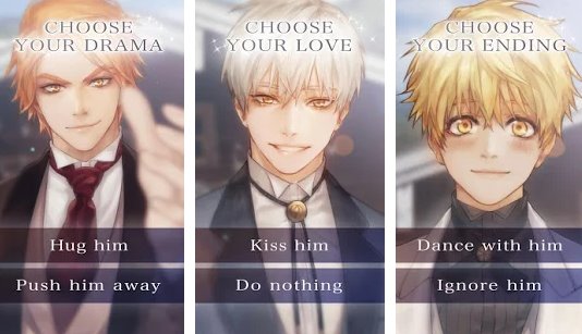 Gameplay screenshot from heart of the fox romance you choose for Android