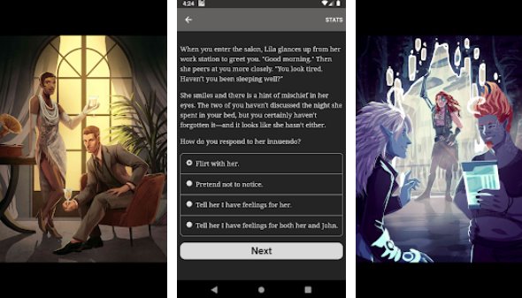 Gameplay screenshot from heart s choice for Android