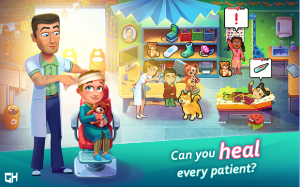 Gameplay screenshot from heart s medicine hospital heat for Android