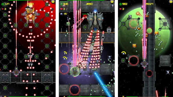 Gameplay screenshot from heavy patrol space shooter for Android
