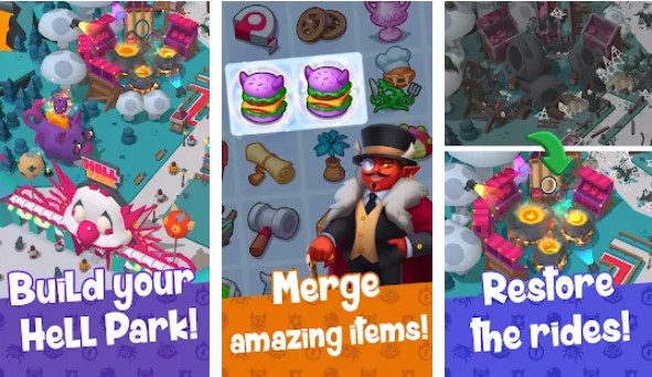 Gameplay screenshot from hell merge for Android