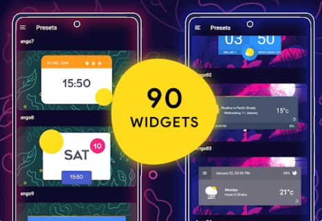 Gameplay screenshot from hepta theme icons widgets for Android
