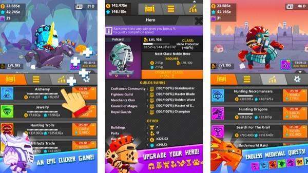 Hero Simulator: Clicker Game MOD APK for Android Free Download